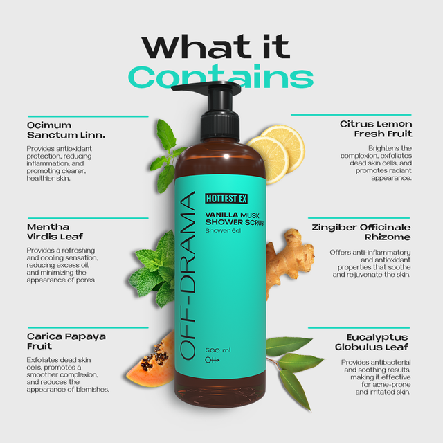 Firangipani and Vanilla Shower Scrub, Shower Gel, women personal care, shampoo for women, Shower Gel, Shower scrub, Shower Gel for women, Shower scrub for women